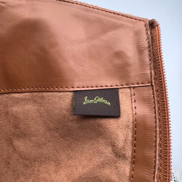 Sam Edelman Womens Penny 2 Riding Boots size 6M Whiskey Brown Leather Knee High - Picture 11 of 14